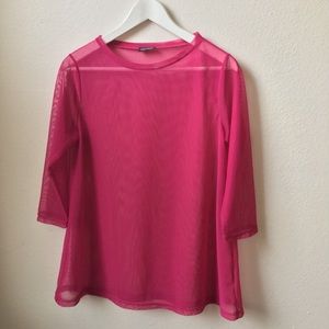 Mesh See Through Top